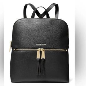Rhea Zip Medium Slim Backpack from Michael Kors